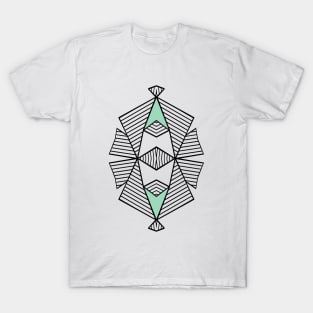 Triangle Tribal Mint T-Shirt